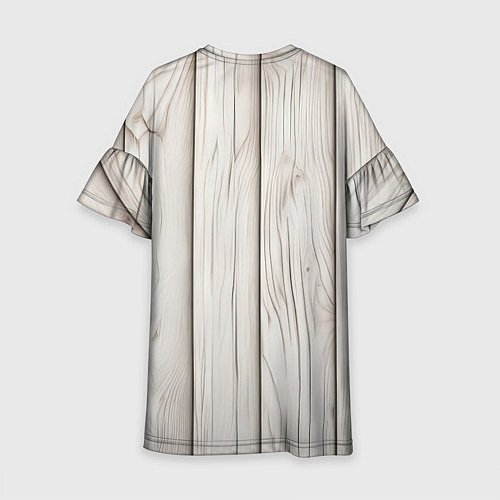 Детское платье Паттерн светлое дерево - нейросеть / 3D-принт – фото 2