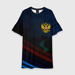 Детское платье Спортивная россия герб
