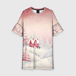 Детское платье Снежное сияние ночи