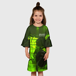 Платье клеш для девочки STALKER 2 капсулы осознания, цвет: 3D-принт — фото 2