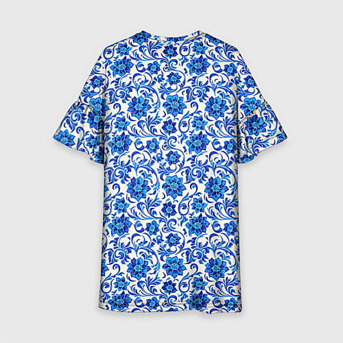 Детское платье Гжель классика / 3D-принт – фото 2