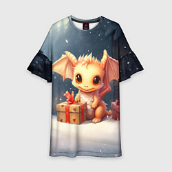 Детское платье Дракон тайный повелитель елок