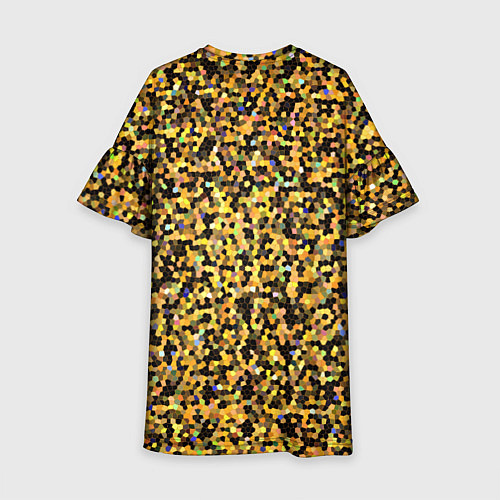 Детское платье Золотая мозаика / 3D-принт – фото 2