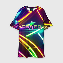 Детское платье Counter Strike - neon glow