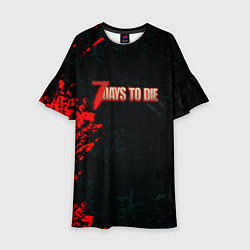 Детское платье 7 Days to Die краски текстура