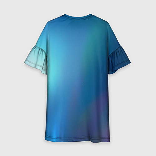 Детское платье Легкая голография / 3D-принт – фото 2