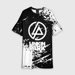 Детское платье Linkin park logo краски текстура