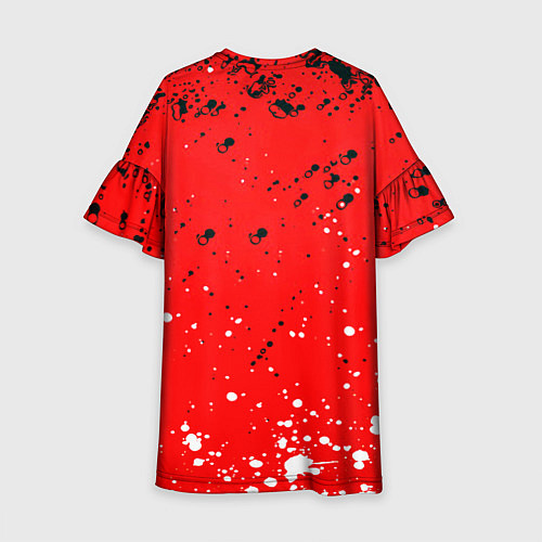 Детское платье Watch Dogs брызги красок / 3D-принт – фото 2