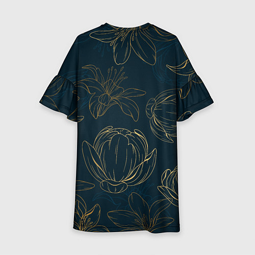 Детское платье Цветы Елена всегда права / 3D-принт – фото 2