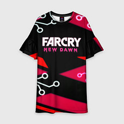 Платье клеш для девочки Farcry new dawn, цвет: 3D-принт