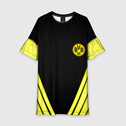 Детское платье Borussia geometry yellow