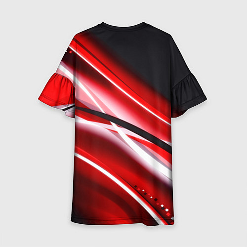 Детское платье Juventus geometry sport line / 3D-принт – фото 2