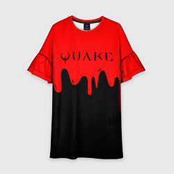 Детское платье Quake краски текстура шутер