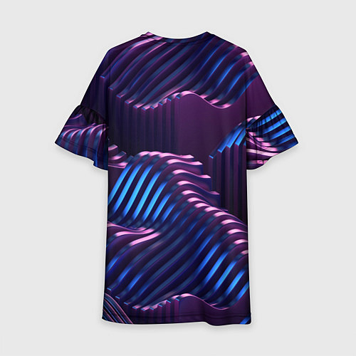 Детское платье Объемные пластины изгибающиеся / 3D-принт – фото 2