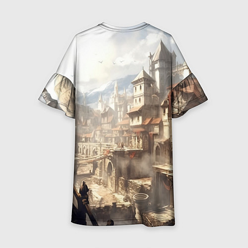 Детское платье Assassins creed town / 3D-принт – фото 2