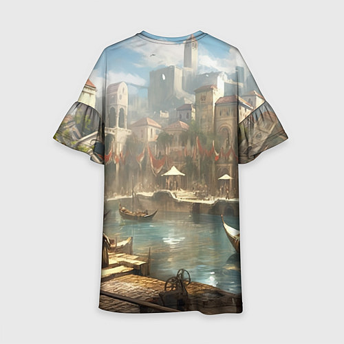 Детское платье Assassins creed большой город / 3D-принт – фото 2