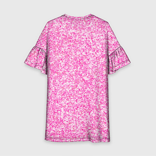 Детское платье Светло-розовый текстура напыление / 3D-принт – фото 2