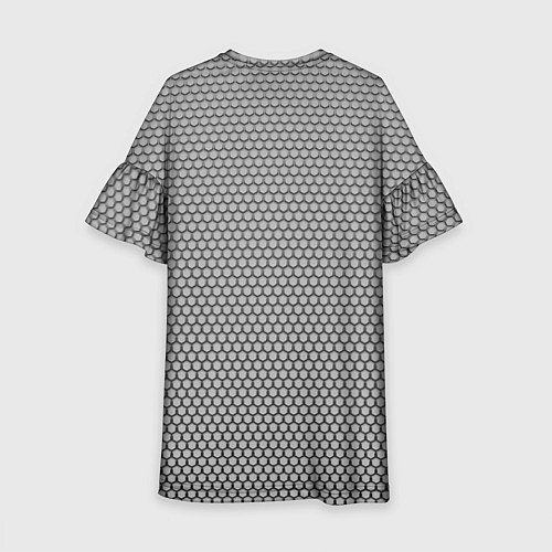 Детское платье Кольчуга серый / 3D-принт – фото 2
