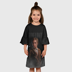 Платье клеш для девочки Alone in the dark - Emily Hartwood, цвет: 3D-принт — фото 2