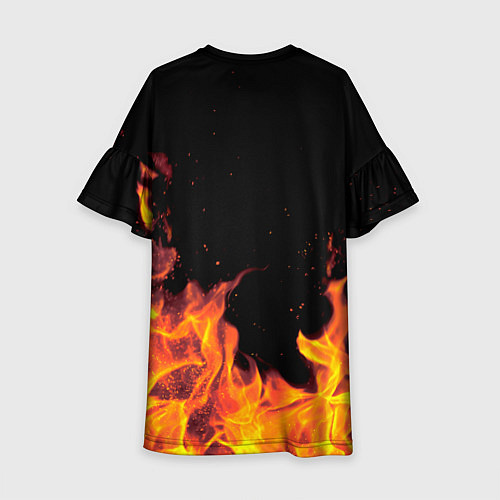 Детское платье Яна - имя в огне / 3D-принт – фото 2