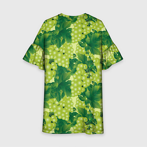 Детское платье Виноградный паттерн / 3D-принт – фото 2