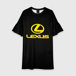 Детское платье Lexus yellow logo