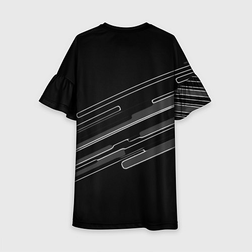 Детское платье Герб РФ полосы геометрия / 3D-принт – фото 2