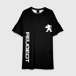 Детское платье Peugeot logo white