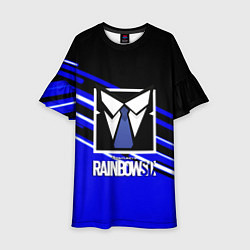 Детское платье Rainbow six geometry steel