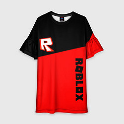 Детское платье Roblox geometry red