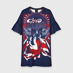 Платье клеш для девочки English rock band The Who, цвет: 3D-принт