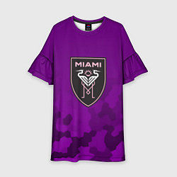 Детское платье Inter Miami logo pattern