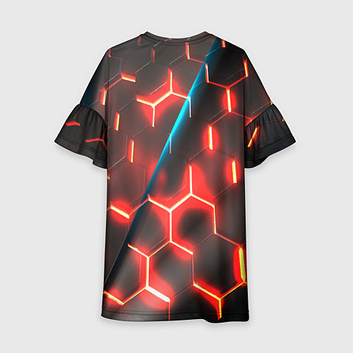 Детское платье PUBG соты броня / 3D-принт – фото 2