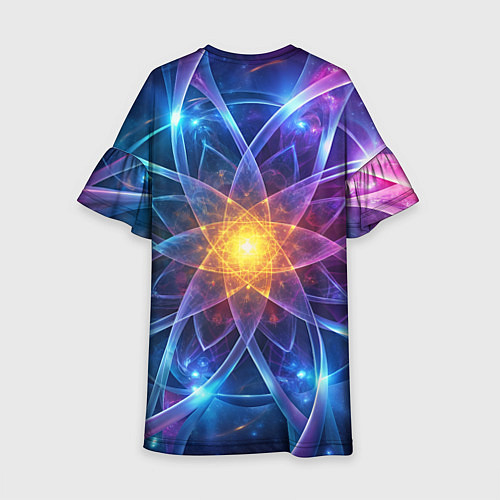 Детское платье Космический закрученный узор-лотос: энергия вселен / 3D-принт – фото 2