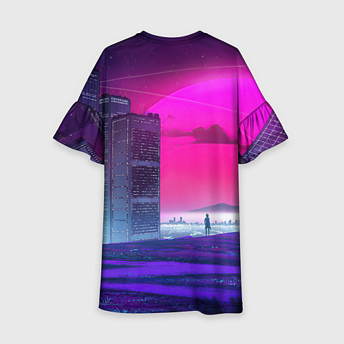 Детское платье Кринж свобода на белом фоне / 3D-принт – фото 2