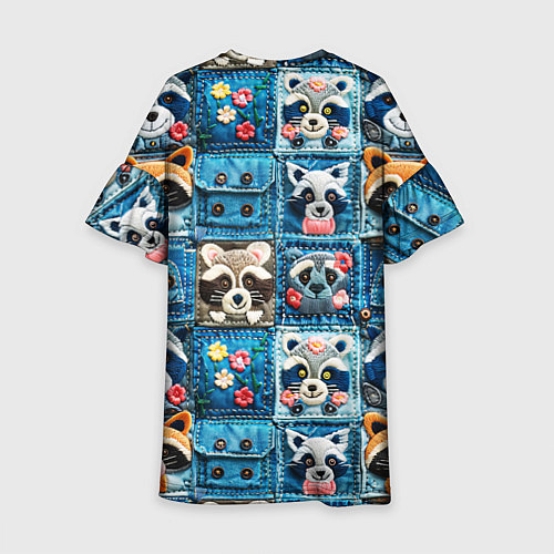 Детское платье Пэчворк с энотами / 3D-принт – фото 2