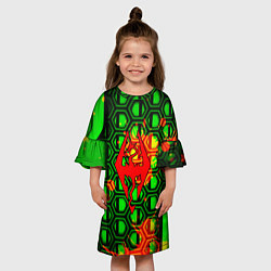 Платье клеш для девочки The Elder Scrolls game, цвет: 3D-принт — фото 2