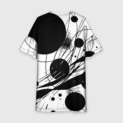 Детское платье New York Yankees baseball team - abstraction / 3D-принт – фото 2