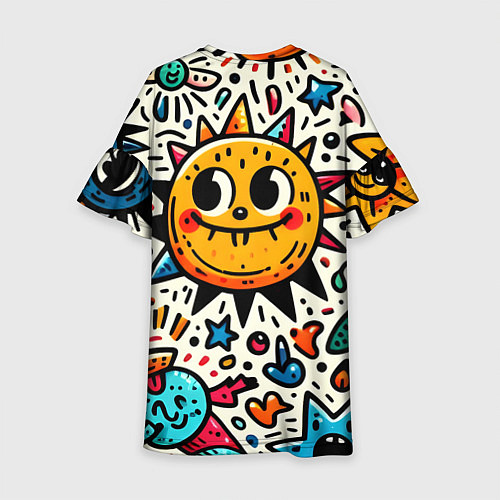 Детское платье Doodle parade / 3D-принт – фото 2