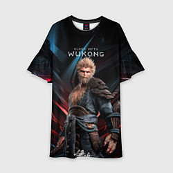 Платье клеш для девочки Black Myth Wukong, цвет: 3D-принт