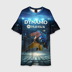 Платье клеш для девочки Deadlock Динамо, цвет: 3D-принт