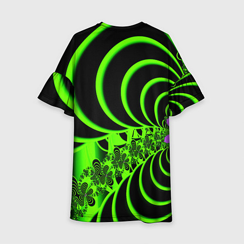 Детское платье Оптические иллюзии абстракция / 3D-принт – фото 2