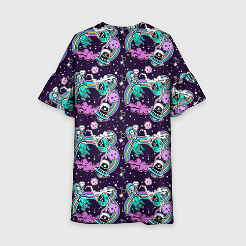 Детское платье Космические инопланетные монстры / 3D-принт – фото 2
