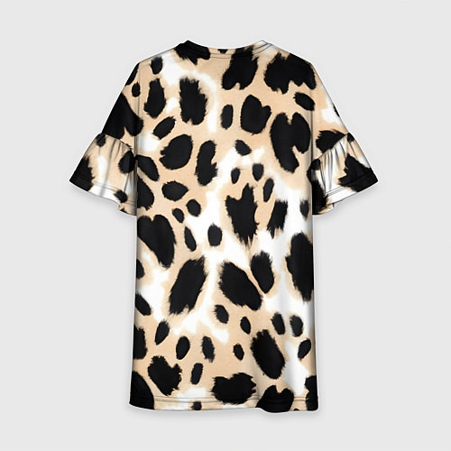 Детское платье Леопард пятна / 3D-принт – фото 2