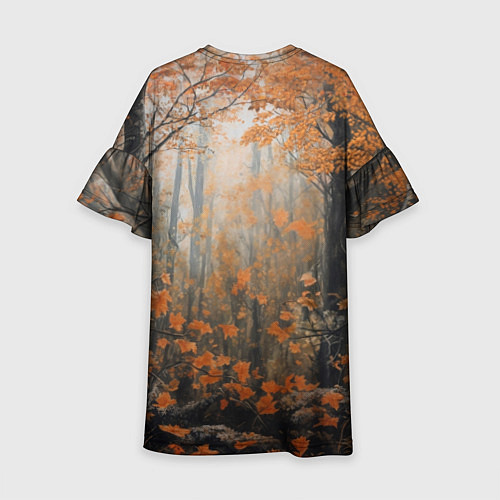 Детское платье Клетчатый лис / 3D-принт – фото 2