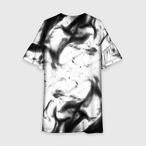 Детское платье Quake fire black / 3D-принт – фото 2