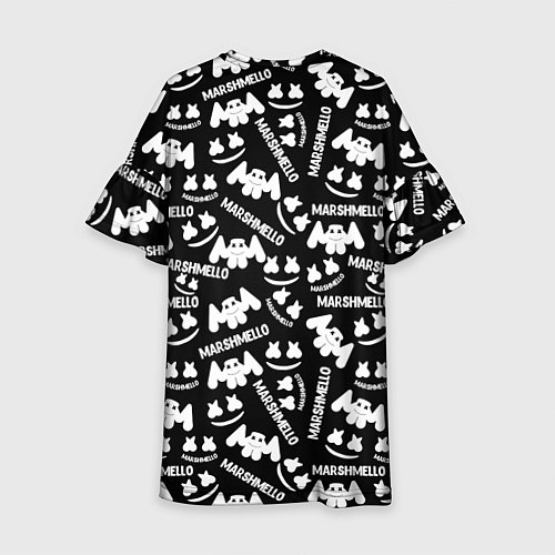 Детское платье Marshmello pattern music / 3D-принт – фото 2