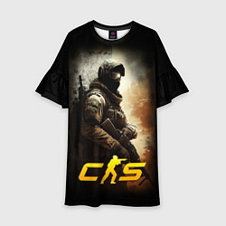 Детское платье CS спецназовец