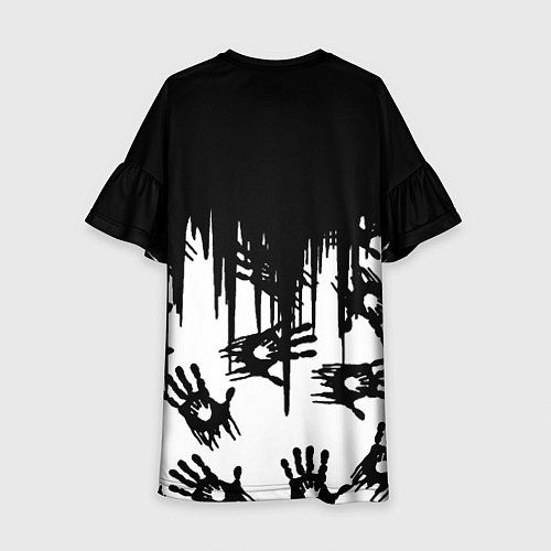 Детское платье Nirvana rok hand / 3D-принт – фото 2