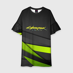 Детское платье Cyberpunk 2077 stripes line